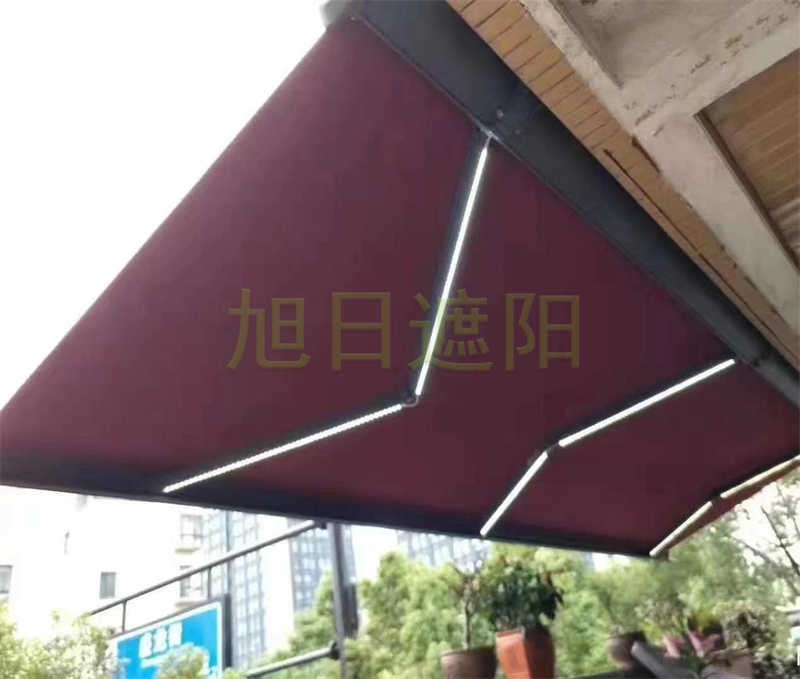 曲臂伸缩遮阳蓬
