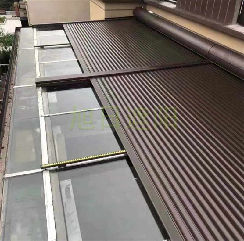 阳光房室外铝合金遮阳天幕